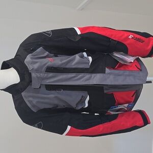 Alpinestar Men's Black, Gray, and Red Performance Jacket